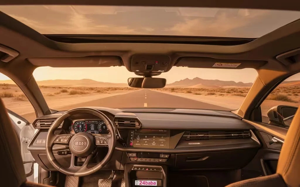 Audi A3 2024 dashboard and infotainment