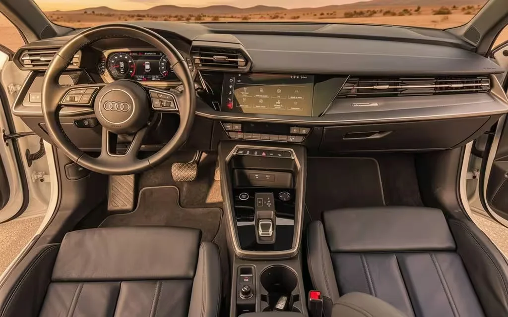 Audi A3 2024 dashboard and infotainment