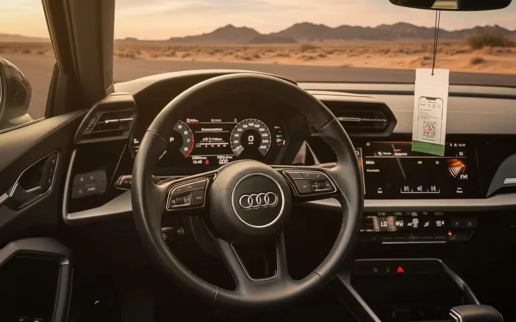 Audi A3 2024 dashboard and infotainment