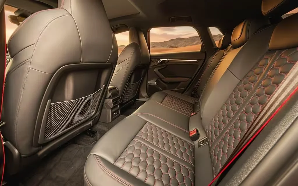 Audi Rs3 2024 leather seats and cabin – rental in Dubai