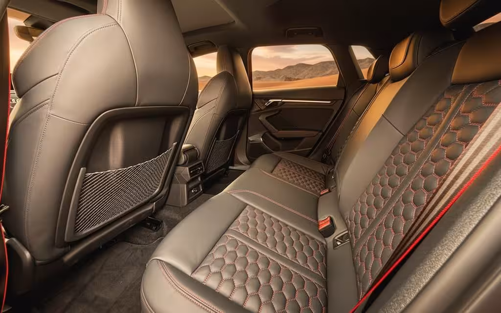 Audi Rs3 2024 leather seats and cabin – rental in Dubai