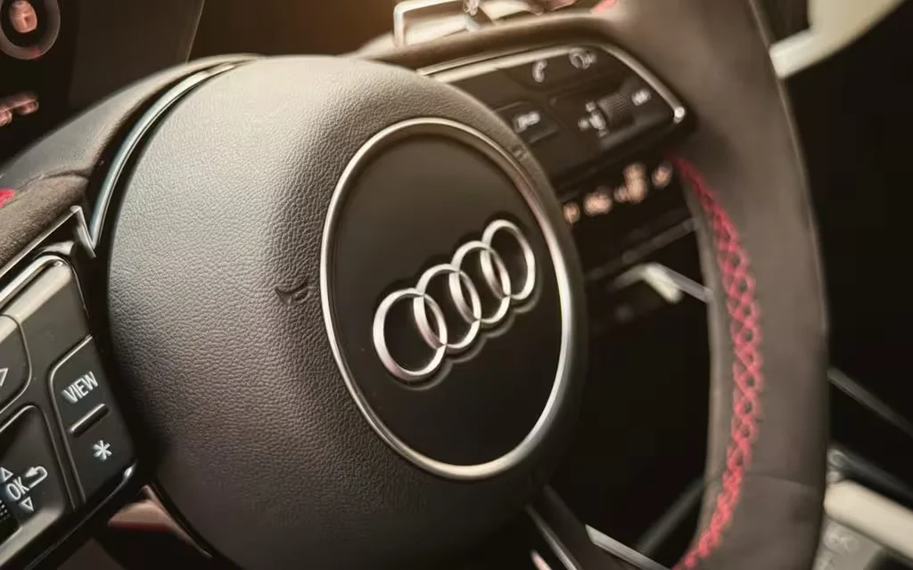 Audi Rs3 2024 interior view showing trim – rental in Dubai