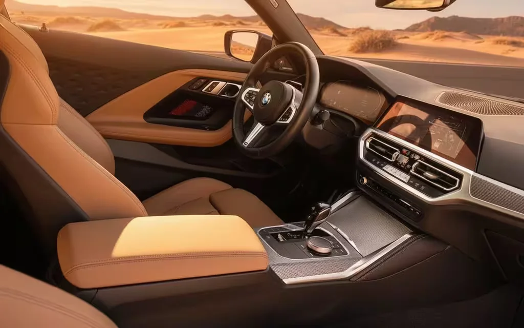 Bmw 230 2023 interior view showing trim – rental in Dubai