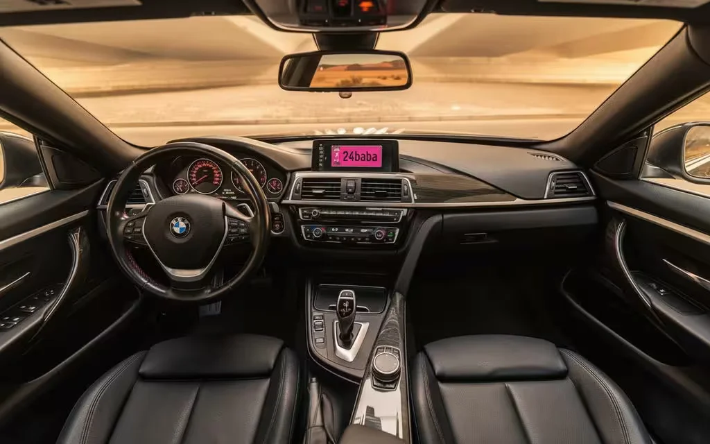 Bmw 430 2021 interior view showing trim – rental in Dubai