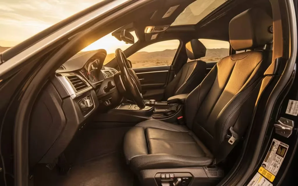 Bmw 430 2021 leather seats and cabin – rental in Dubai