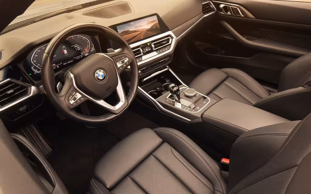 Bmw 430 2022 leather seats and cabin – rental in Dubai