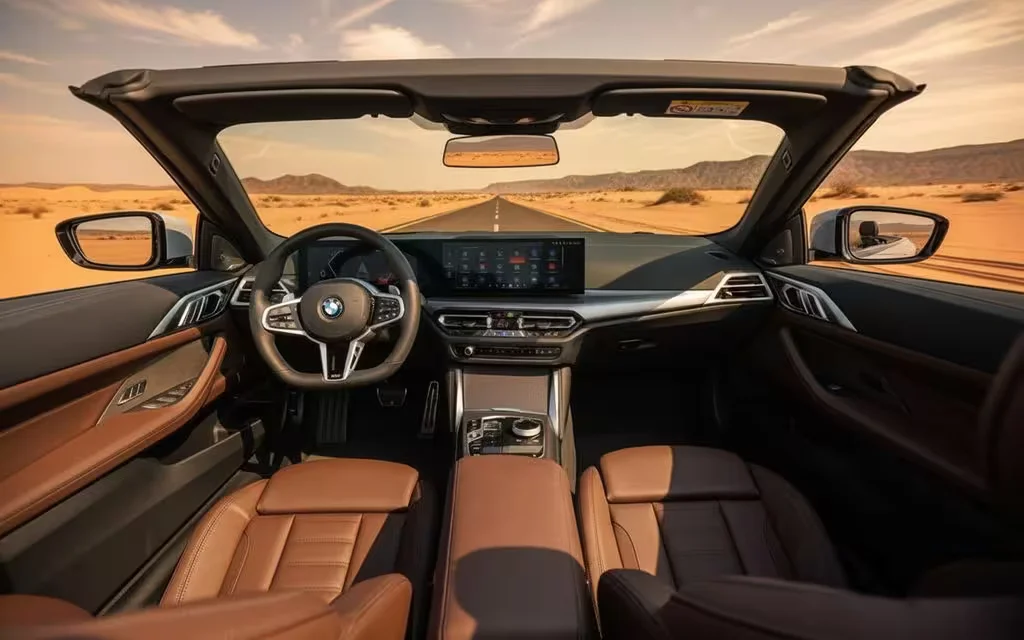 Bmw 430 2025 leather seats and cabin – rental in Dubai