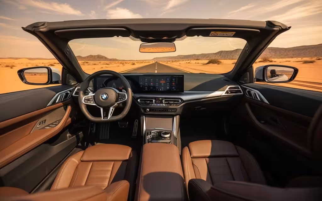 Bmw 430 2025 leather seats and cabin – rental in Dubai