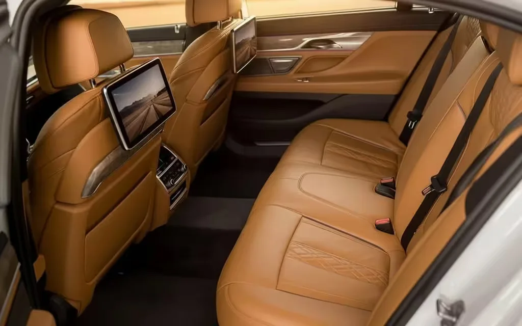 Bmw 730 2021 interior view showing trim – rental in Dubai