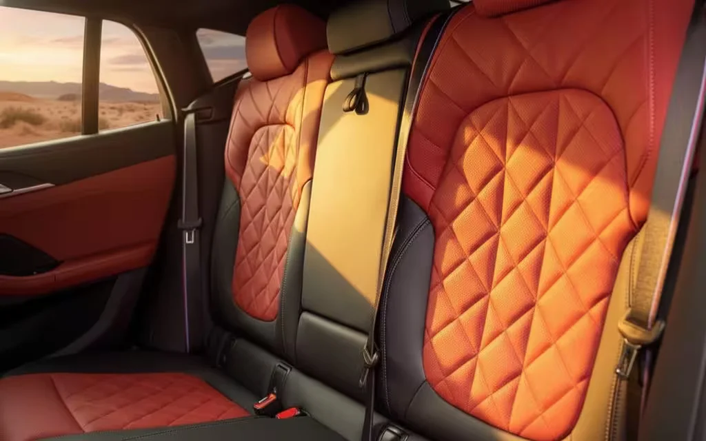 Bmw X4 2024 leather seats and cabin – rental in Dubai