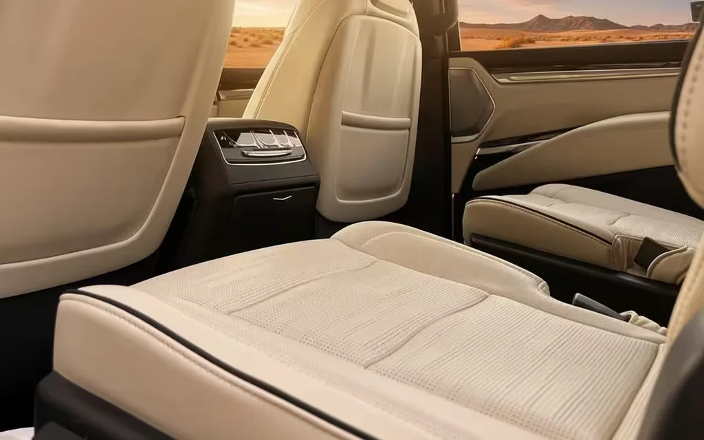 Cadillac Escalade 2026 leather seats and cabin – rental in Dubai