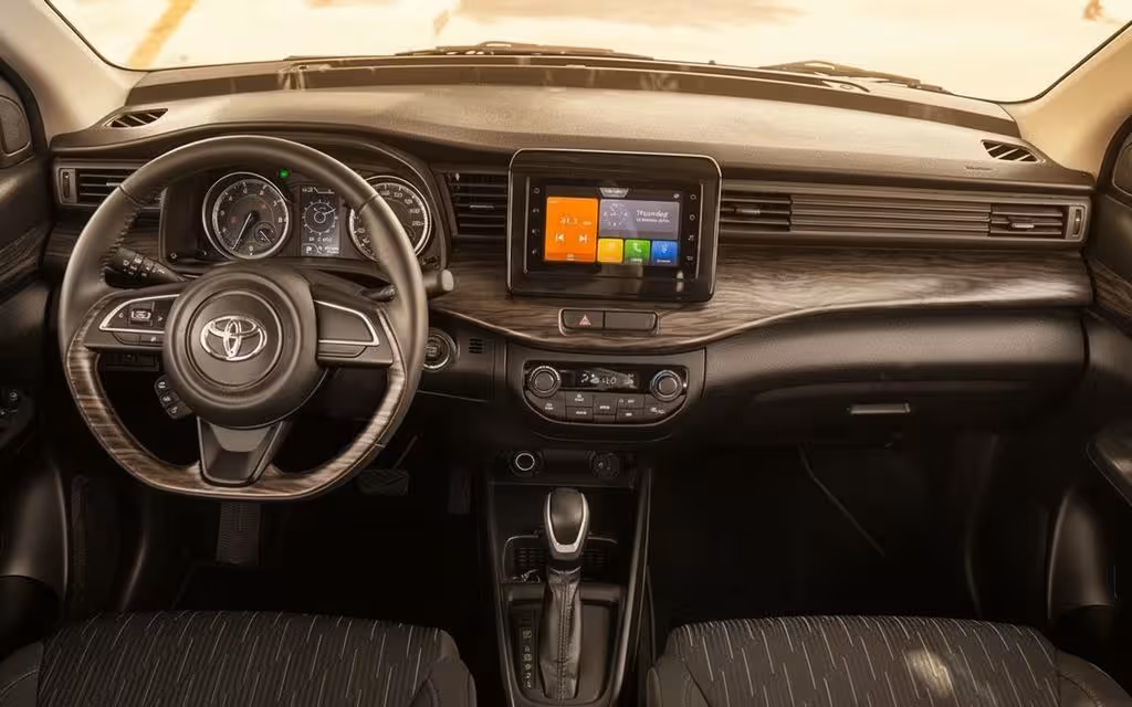 Toyota Rumion 2024 interior view showing trim – rental in Dubai