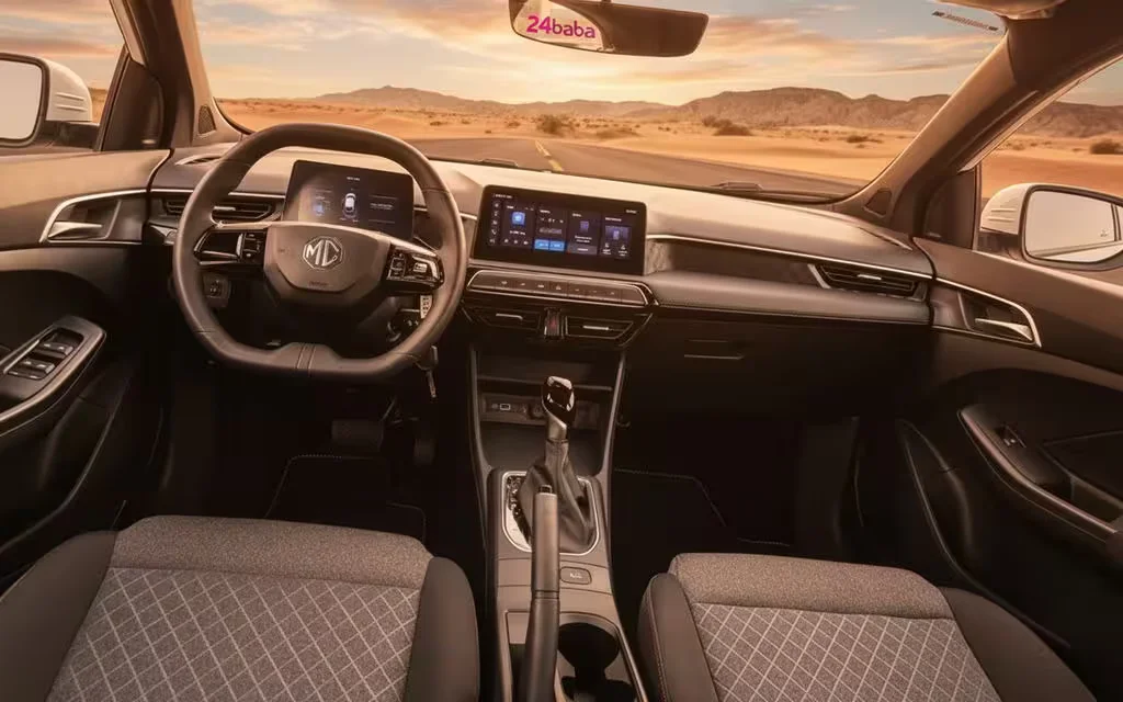 Mg 3 2026 interior view showing trim – rental in Dubai