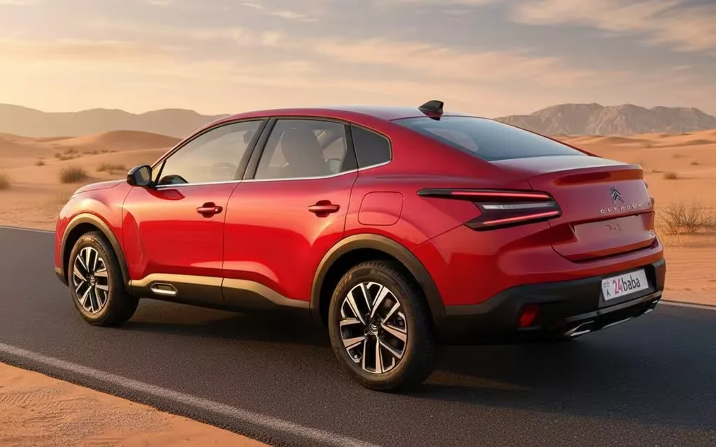 Citroen C4 2024 alloy wheel close up – rental in Dubai