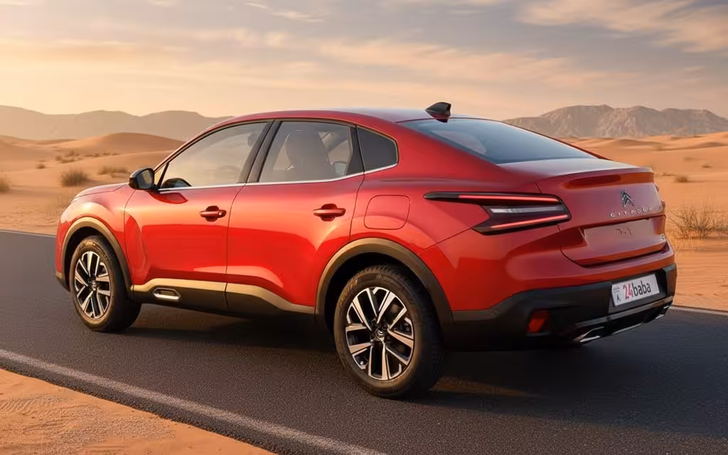 Citroen C4 2024 alloy wheel close up – rental in Dubai