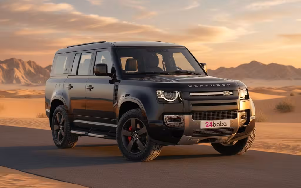 LandRover Defender 2023 Black cover image – rental in Dubai