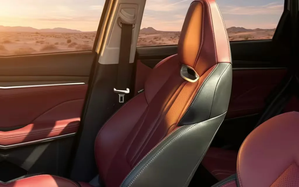 Changan Cs75 2022 interior view showing trim – rental in Dubai