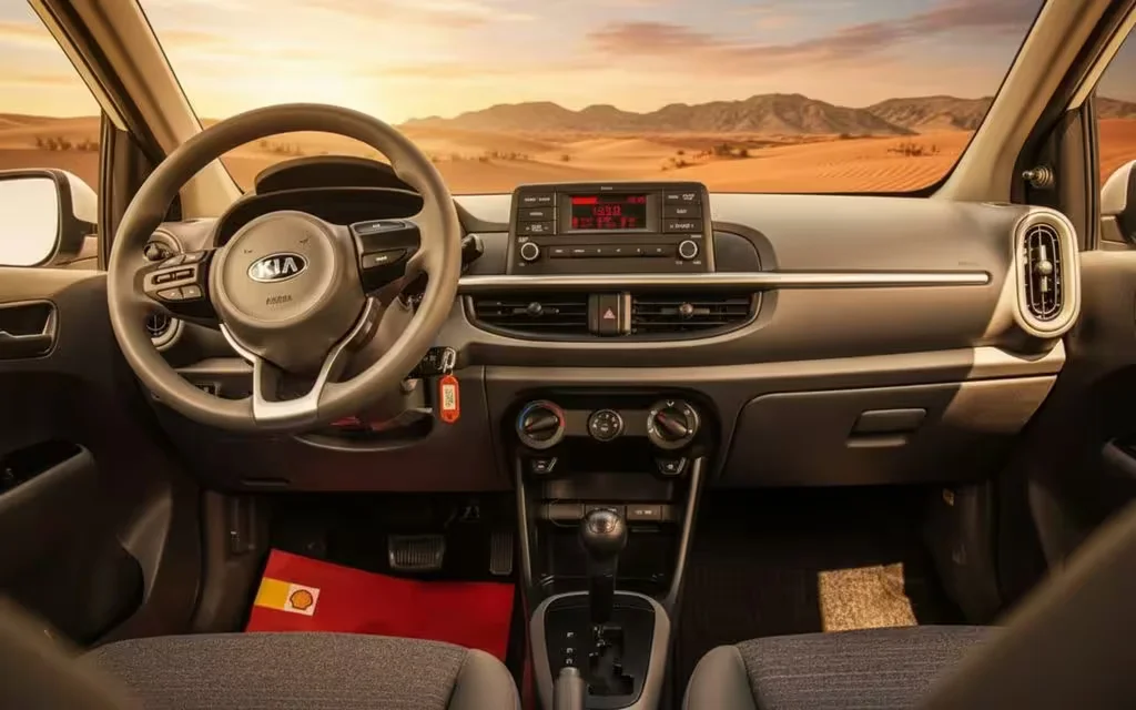 Kia Picanto 2020 dashboard and infotainment