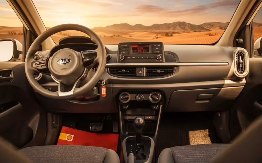 Kia Picanto 2020 dashboard and infotainment