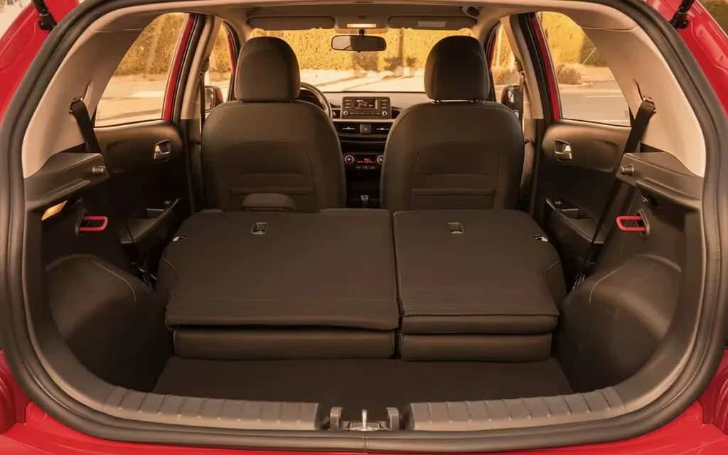 Kia Picanto 2020 Red rear view showing taillights