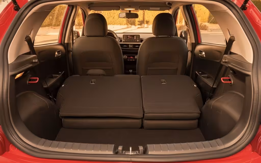 Kia Picanto 2020 Red rear view showing taillights