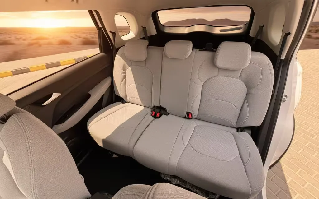 Chevrolet Captiva 2026 leather seats and cabin – rental in Dubai