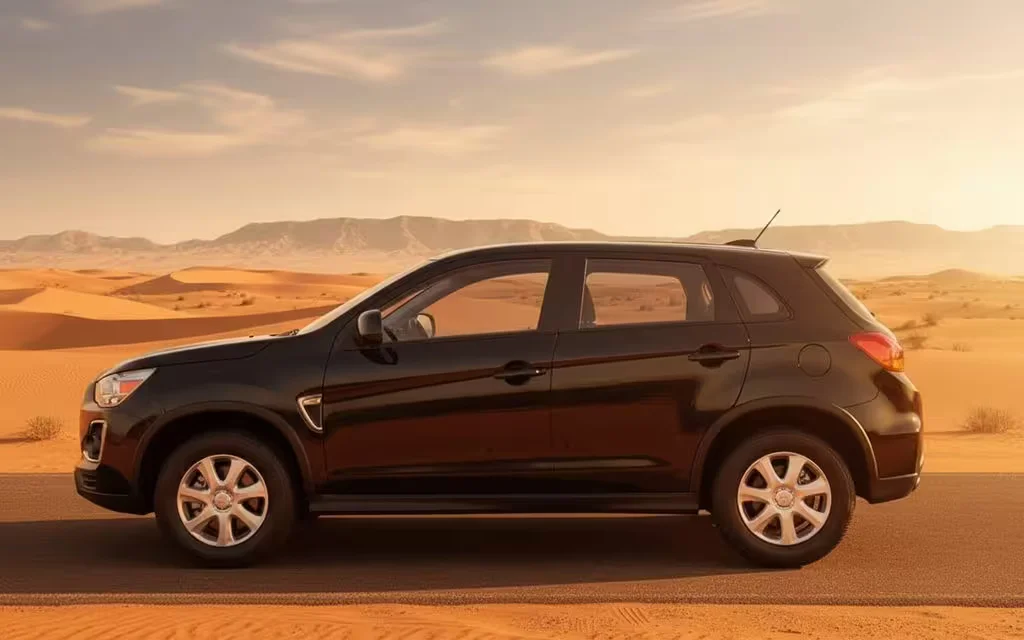 Mitsubishi Asx 2024 Black side profile
