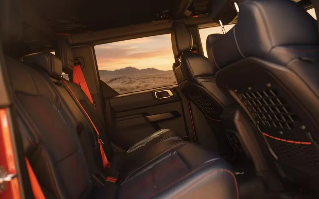 Ford Bronco 2023 alloy wheel close up – rental in Dubai