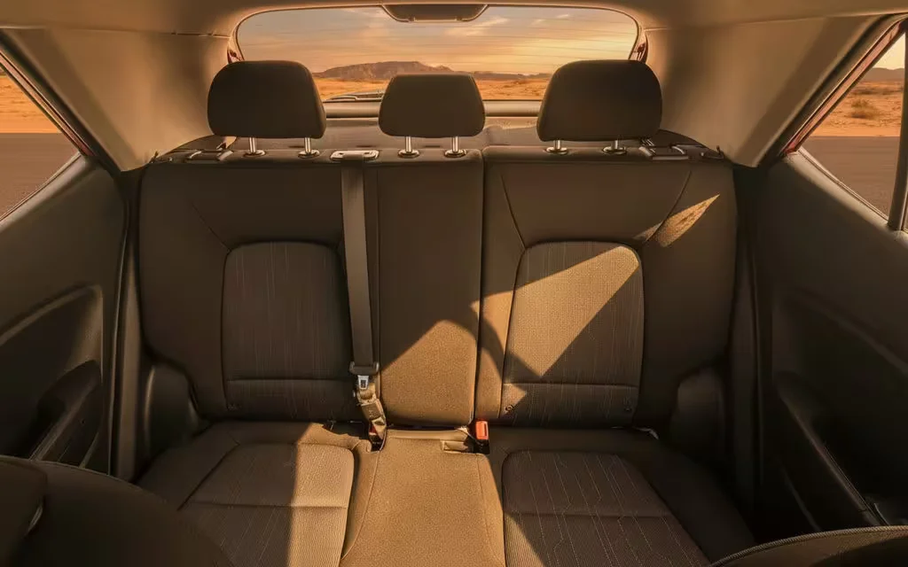 Hyundai Venue 2021 leather seats and cabin – rental in Dubai
