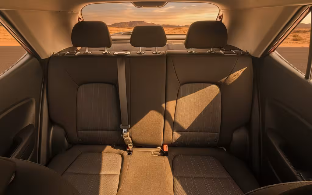 Hyundai Venue 2021 leather seats and cabin – rental in Dubai