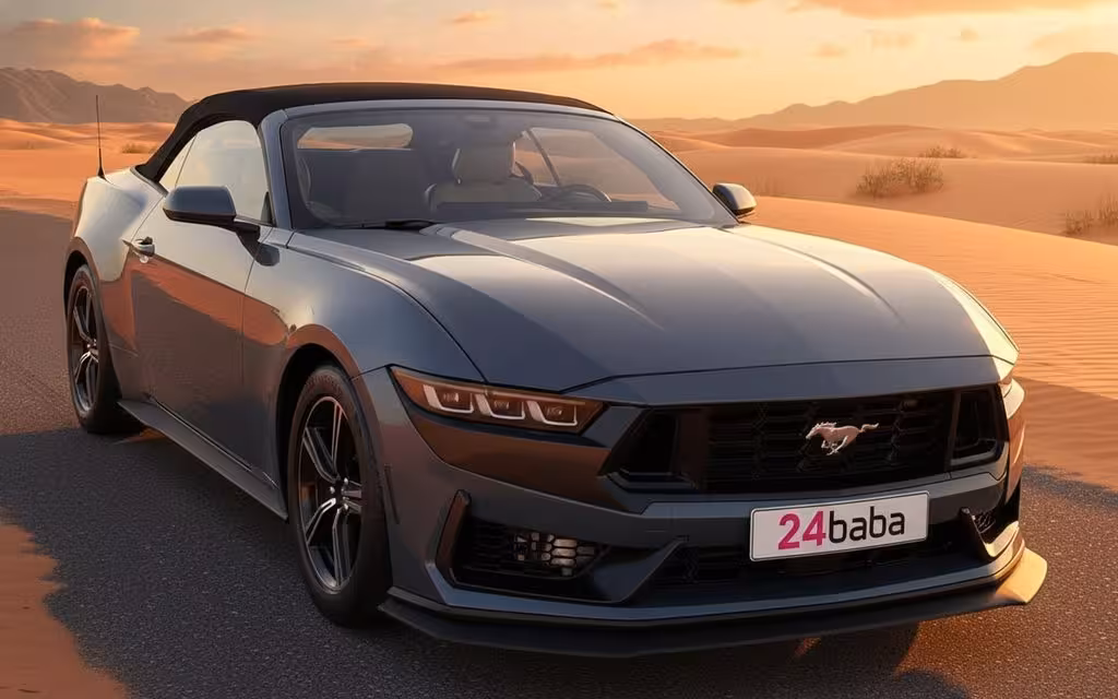 Ford Mustang 2024 Blue cover image – rental in Dubai