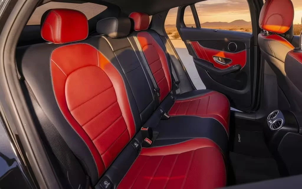 Mercedes Glc200 2023 leather seats and cabin