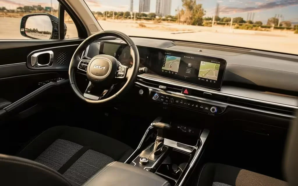 Kia Sorento 2024 dashboard and infotainment