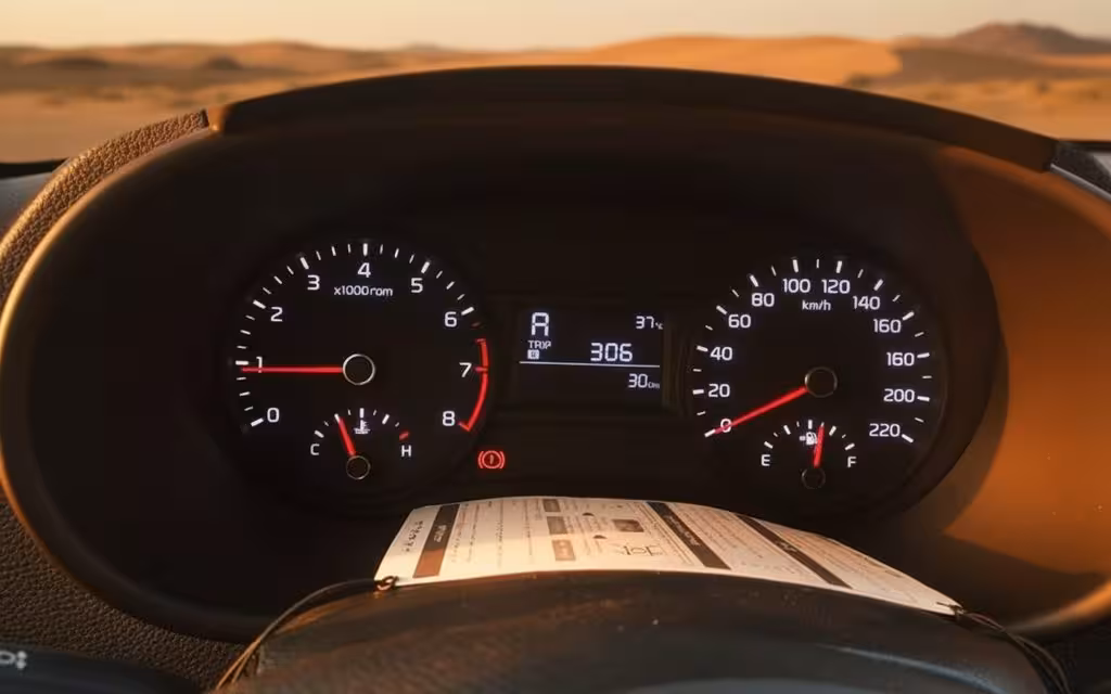 Nissan Sunny 2022 interior view showing trim – rental in Dubai