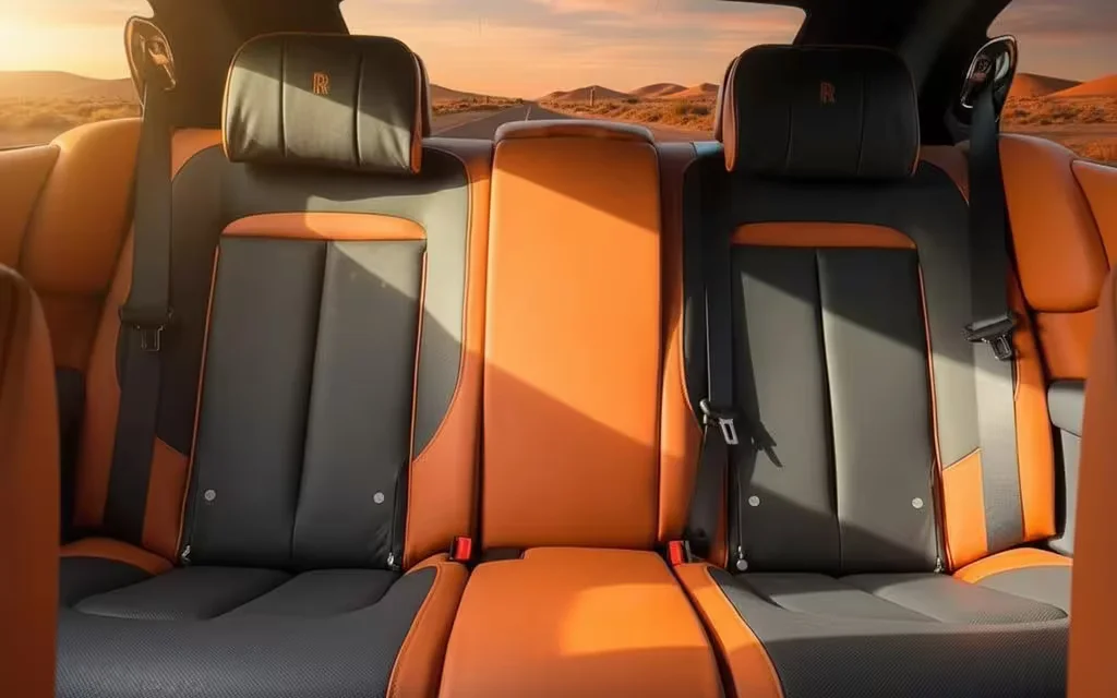 RollsRoyce Ghost 2024 leather seats and cabin – rental in Dubai