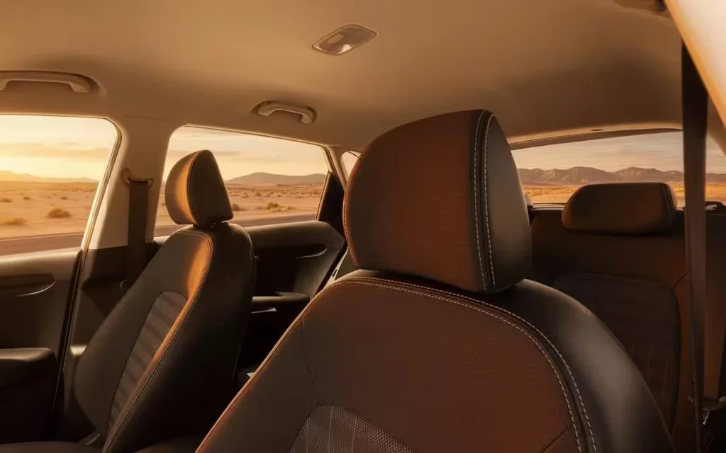Kia Sonet 2023 interior view showing trim