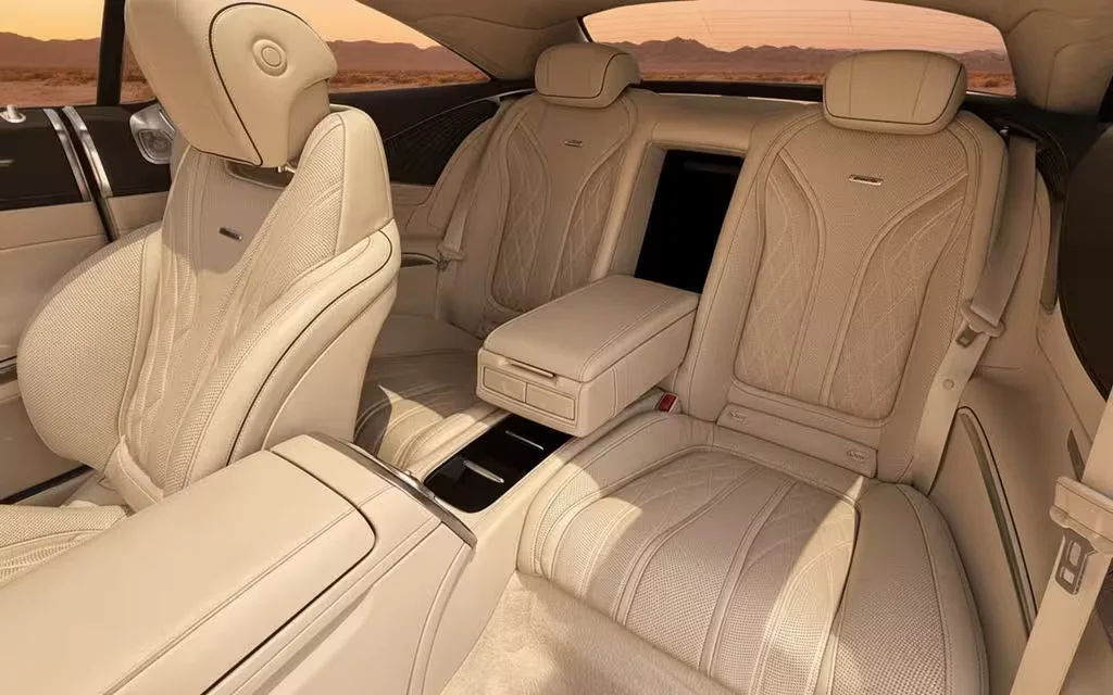 Mercedes S63 2025 leather seats and cabin