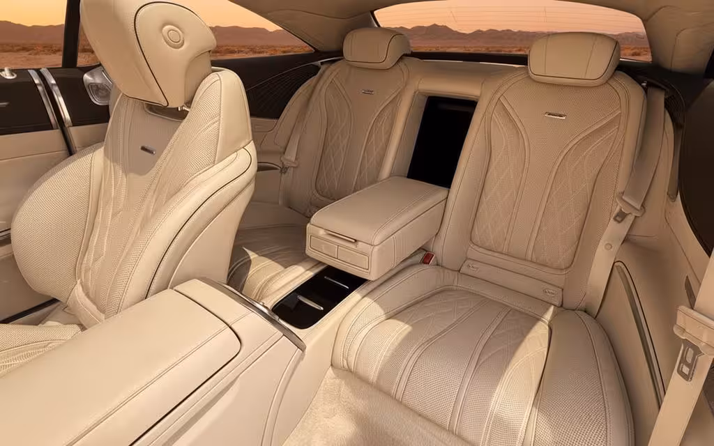 Mercedes S63 2025 leather seats and cabin