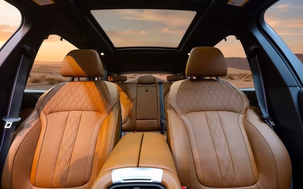 Bmw X5 2025 leather seats and cabin – rental in Dubai