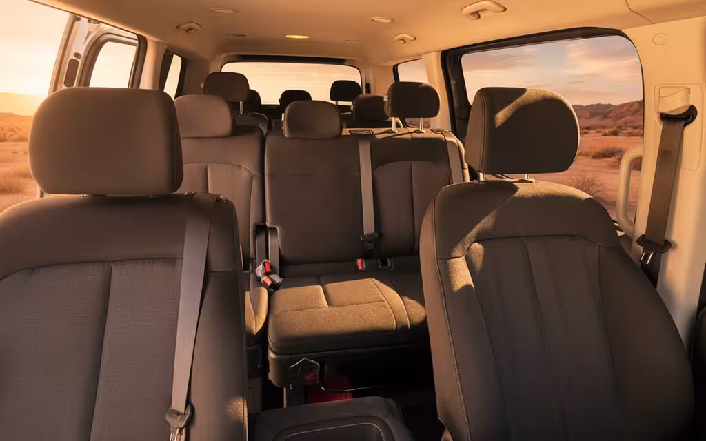 Hyundai Staria 2025 leather seats and cabin – rental in Dubai