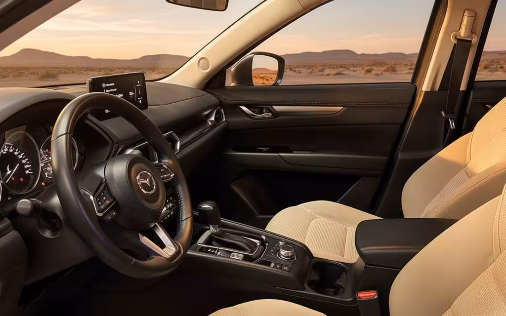 Mazda Cx 5 2024 interior view showing trim – rental in Dubai