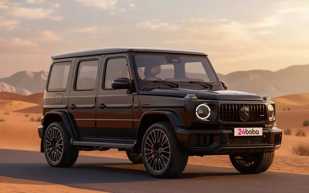 Mercedes G63 2025 Black side profile