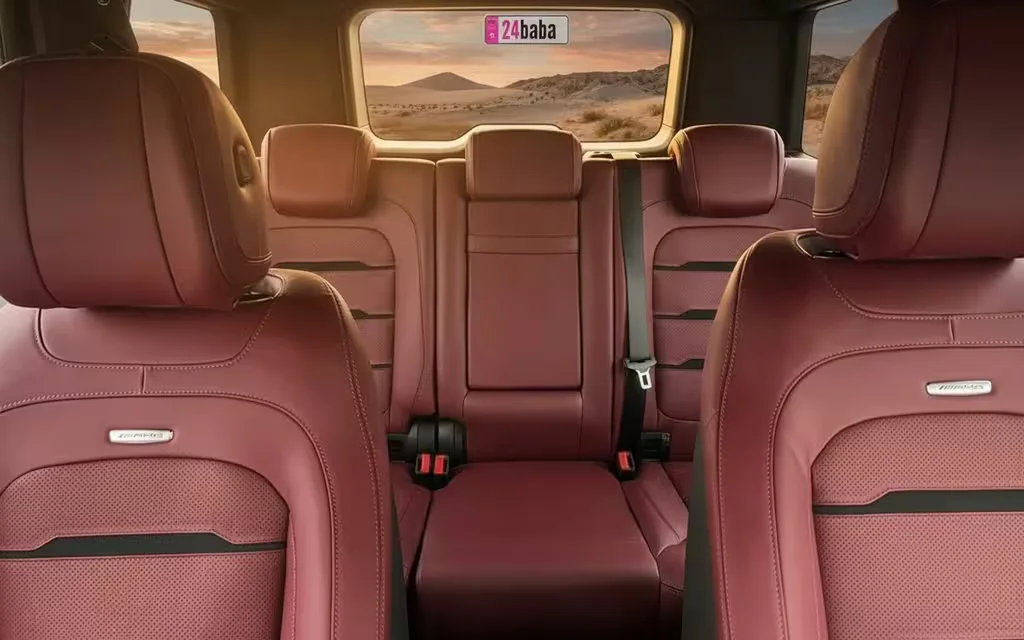 Mercedes G63 2025 leather seats and cabin