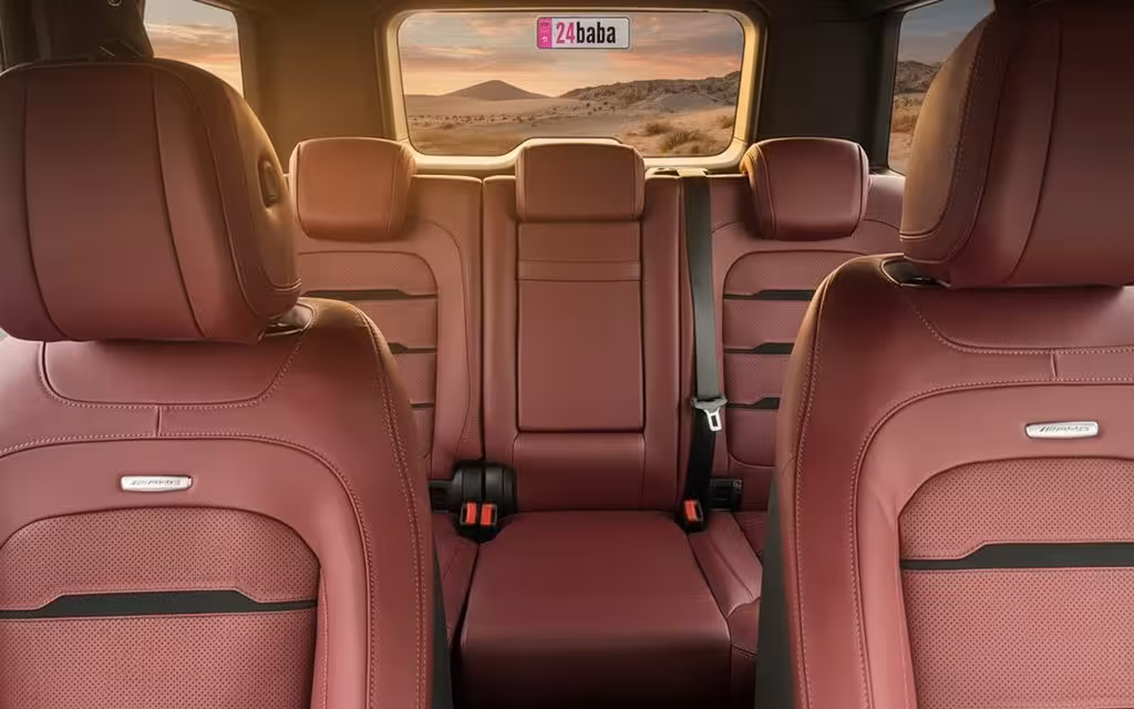 Mercedes G63 2025 leather seats and cabin