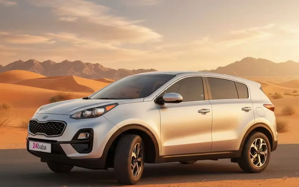 Kia Sportage 2021 Silver side profile