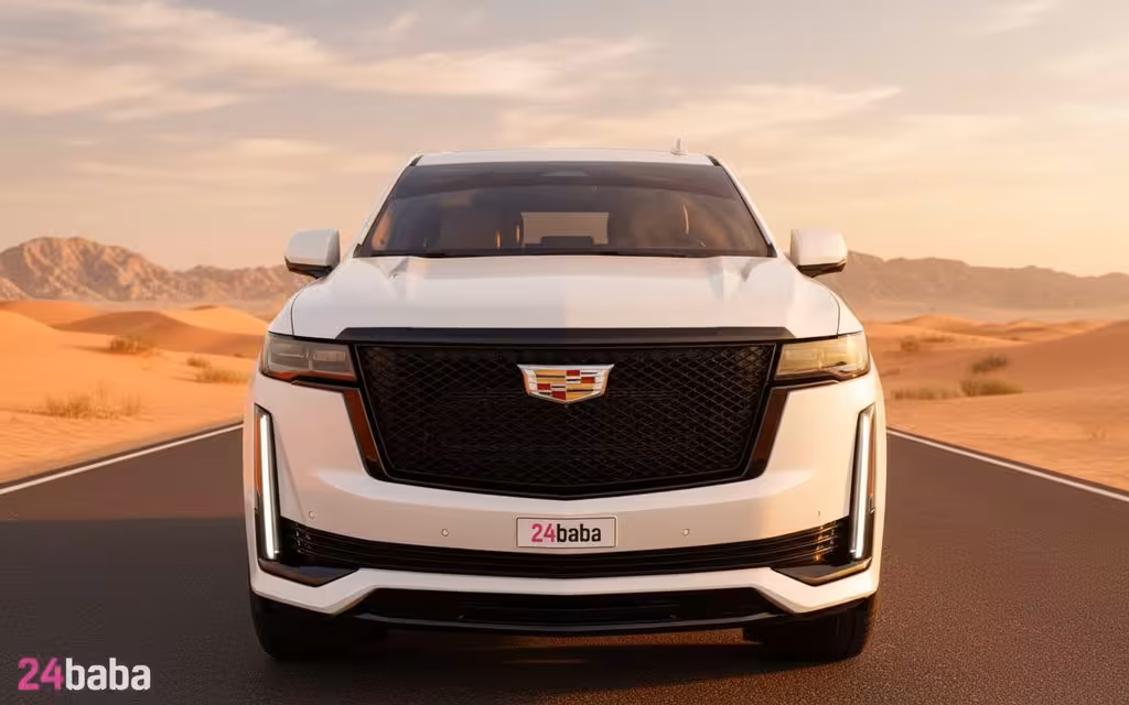 Cadillac Escalade 2023 White cover image – rental in Dubai