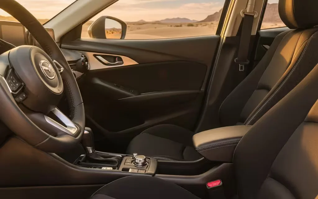 Mazda Cx 3 2025 interior view showing trim – rental in Dubai