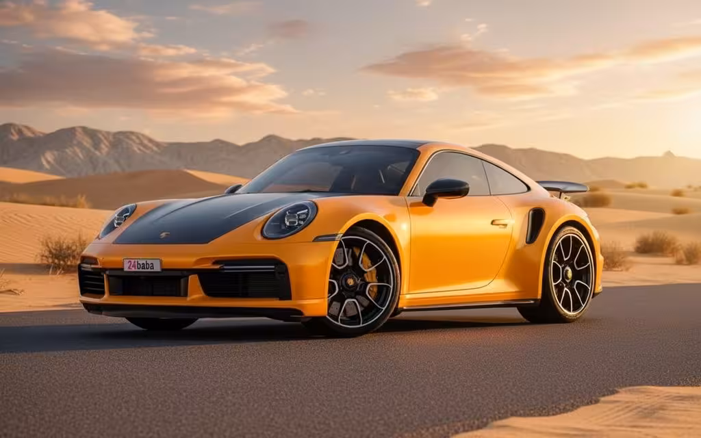 Porsche 911 2023 Orange cover image – rental in Dubai