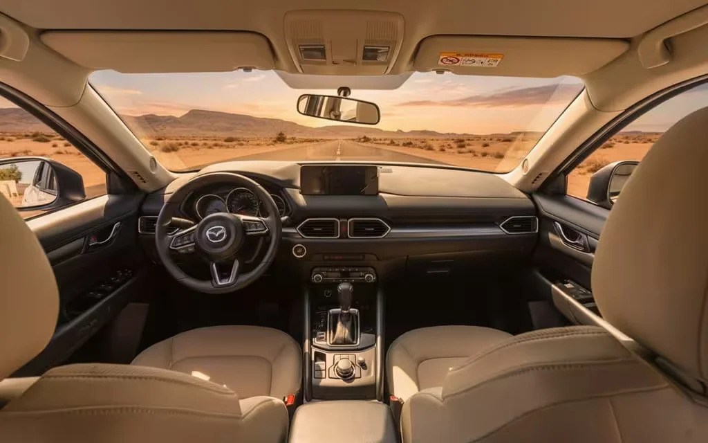 Mazda Cx 5 2022 interior view showing trim – rental in Dubai