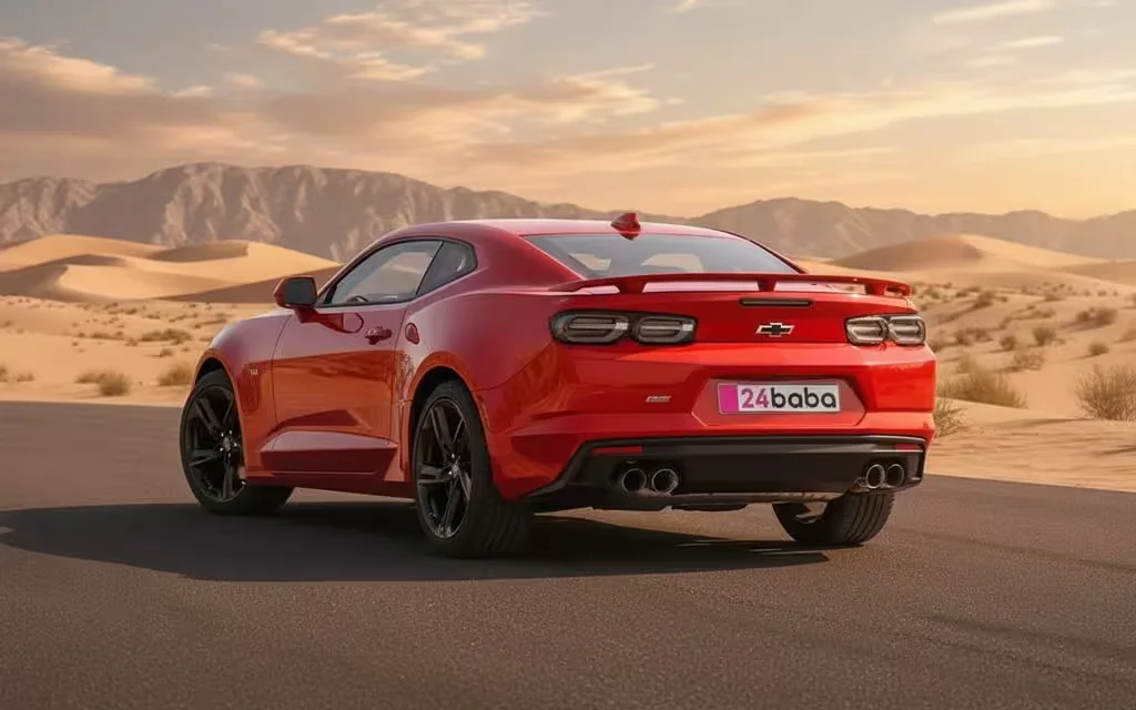 Chevrolet Camaro 2023 Red rear view showing taillights